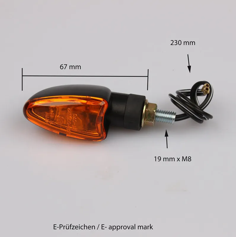 Freccia frecce mini moto UNIVERSALE 12V 21W Nur Heute