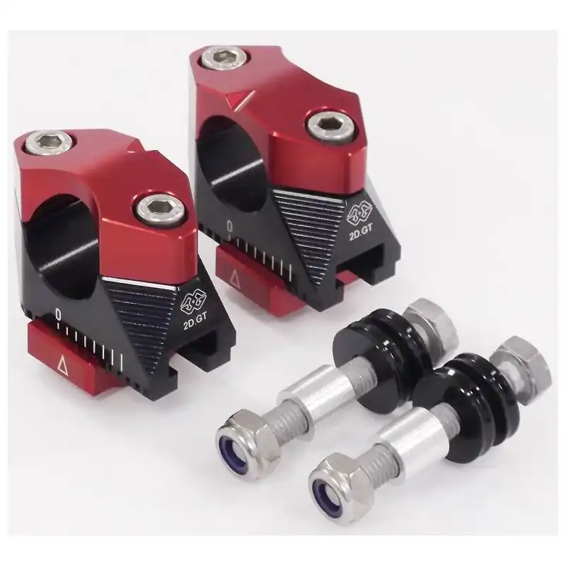 GILLES TOOLING - RISERS 2DGT BK/RD Abverkauf