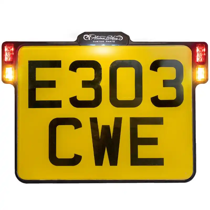 Neu Im Sortiment HEINZ BIKES - LIC.PLT.3IN1 W/TL BK UK