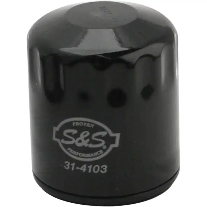 Begrenztes Angebot S&S CYCLE - ÖLFILTER W/OR BLK 99-19
