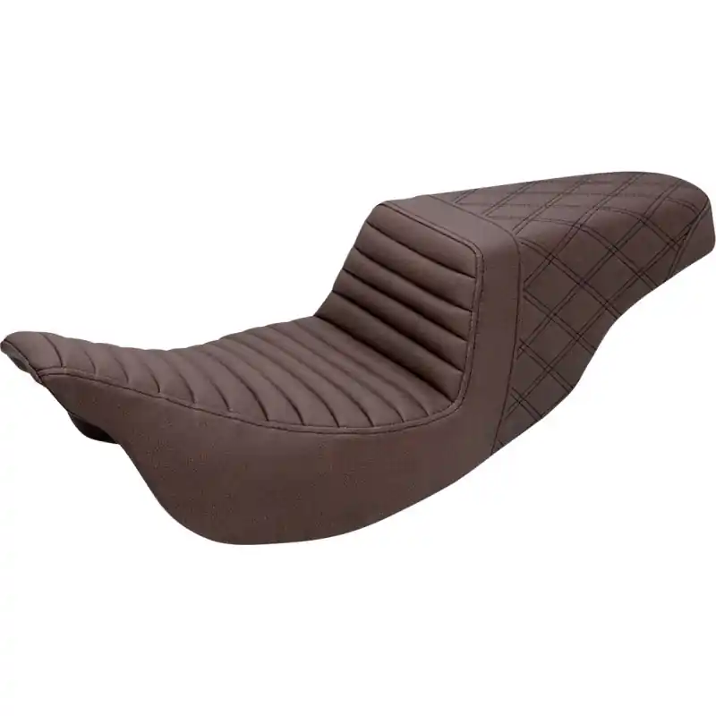 Kostenloser Rückversand SADDLEMEN - SEAT STEP UP LS BROWN TOURING