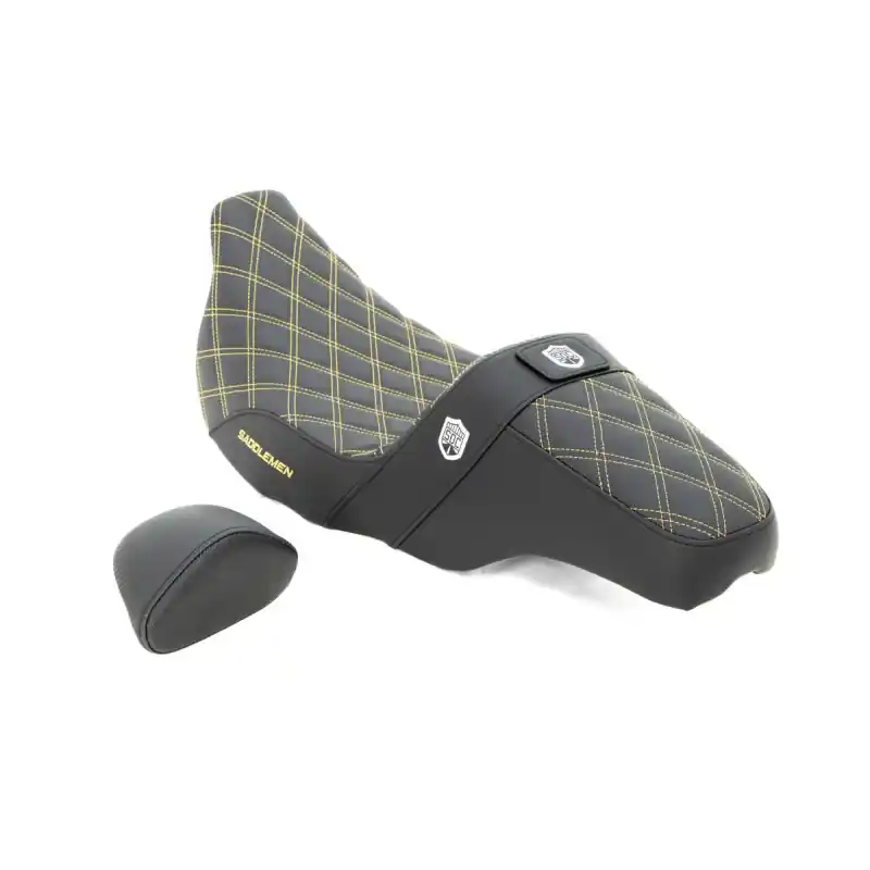 SADDLEMEN - SEAT SDC PERF GRIP BR GLD Abverkauf