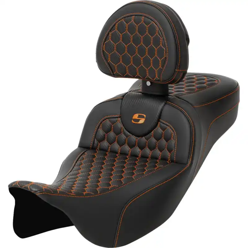 Neue Kollektion SADDLEMEN - SEAT ROADSOFA HC W/BR ORANGE S