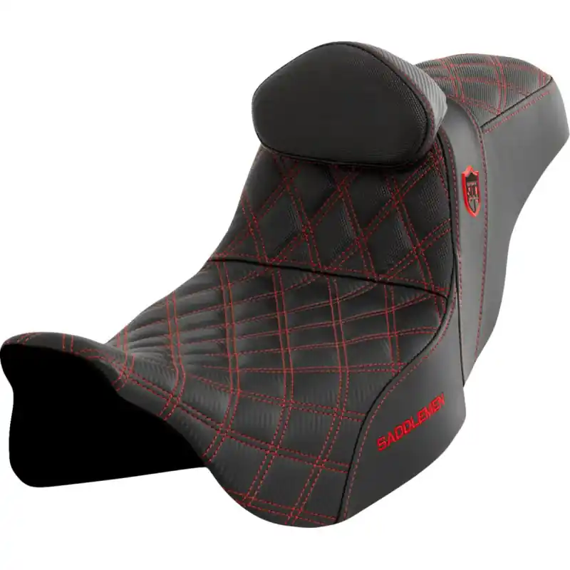 SADDLEMEN - SEAT SDC PERF GRIPPER W/BR ROT Top-Angebot