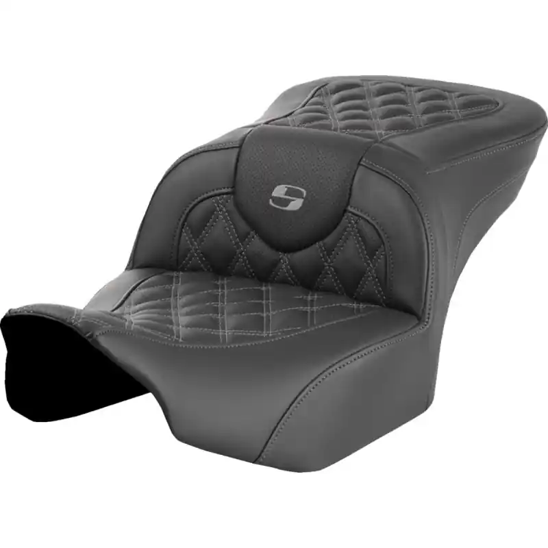 SADDLEMEN - SEAT ROADSOFA LS GRAUE NAHT Markenprodukt