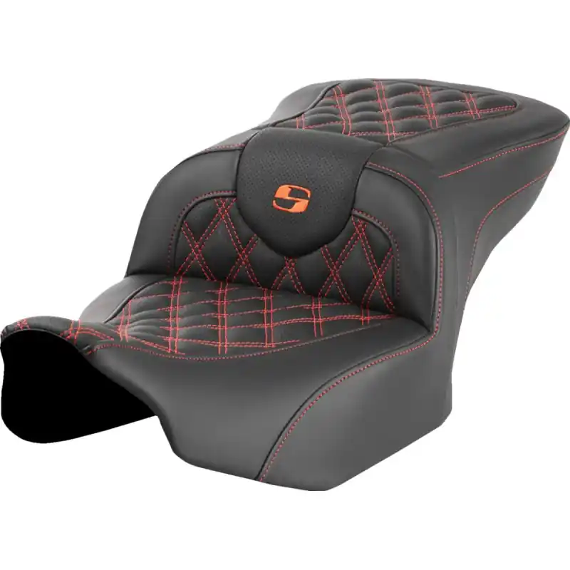 SADDLEMEN - SEAT ROADSOFA LS ORANGE NAHT Preiswert