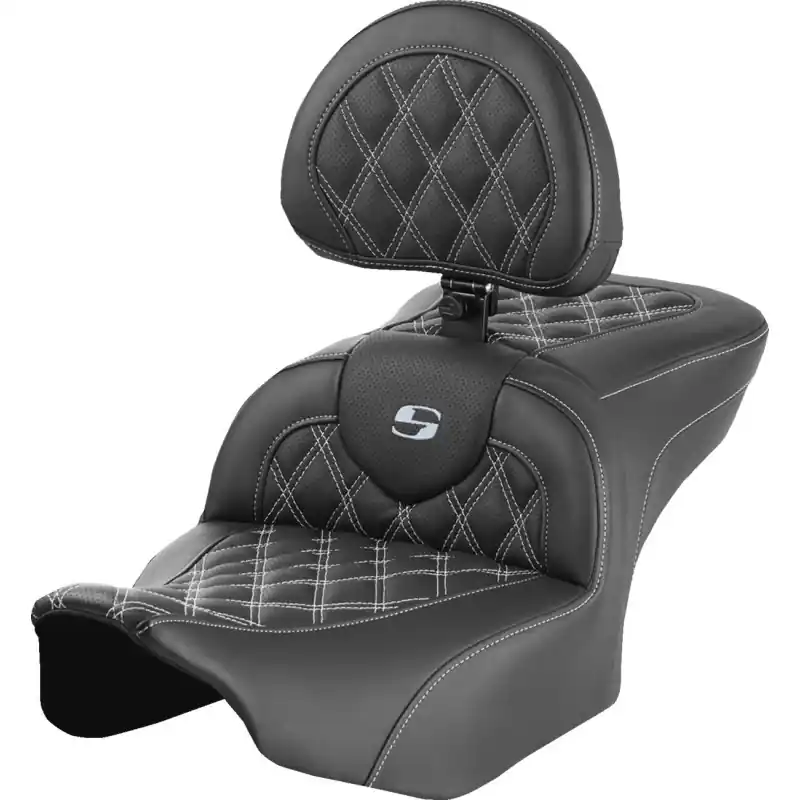 Neue Ware SADDLEMEN - SEAT ROADSOFA LS MIT SILBERNER NAHT