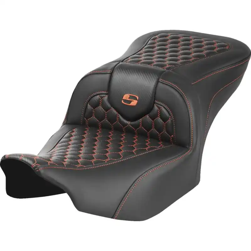 SADDLEMEN - SEAT ROADSOFA HC ORANGER STICH Direktkauf