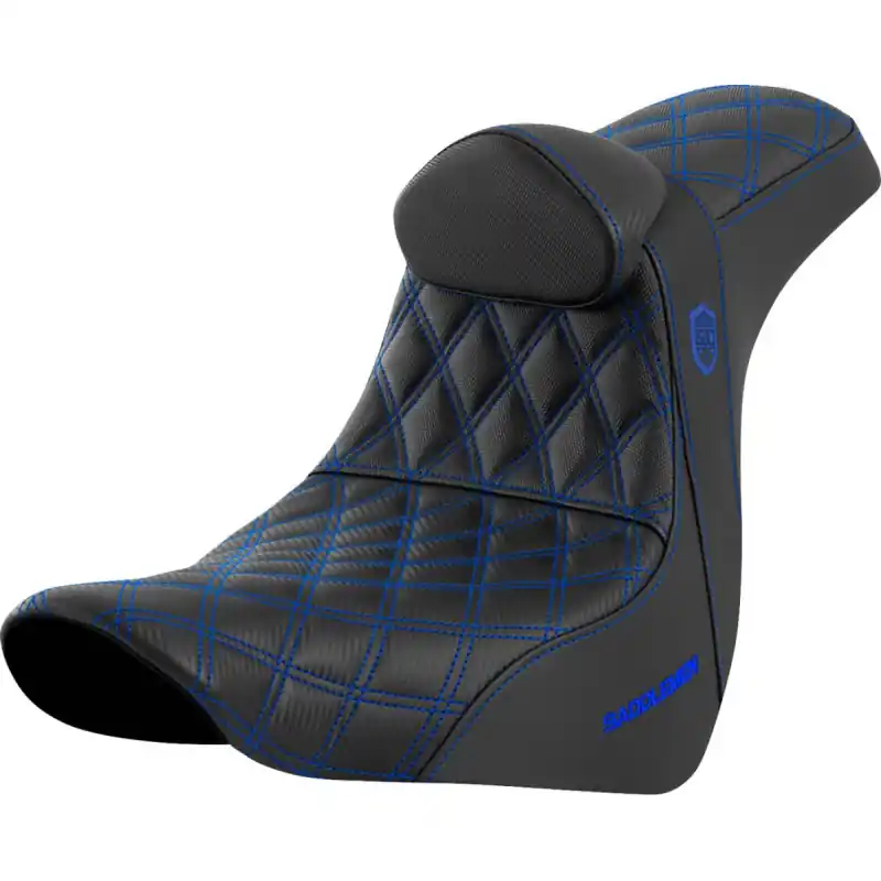 Schnäppchen SADDLEMEN - SEAT SDC PERF GRIPPER W/BR BLAU
