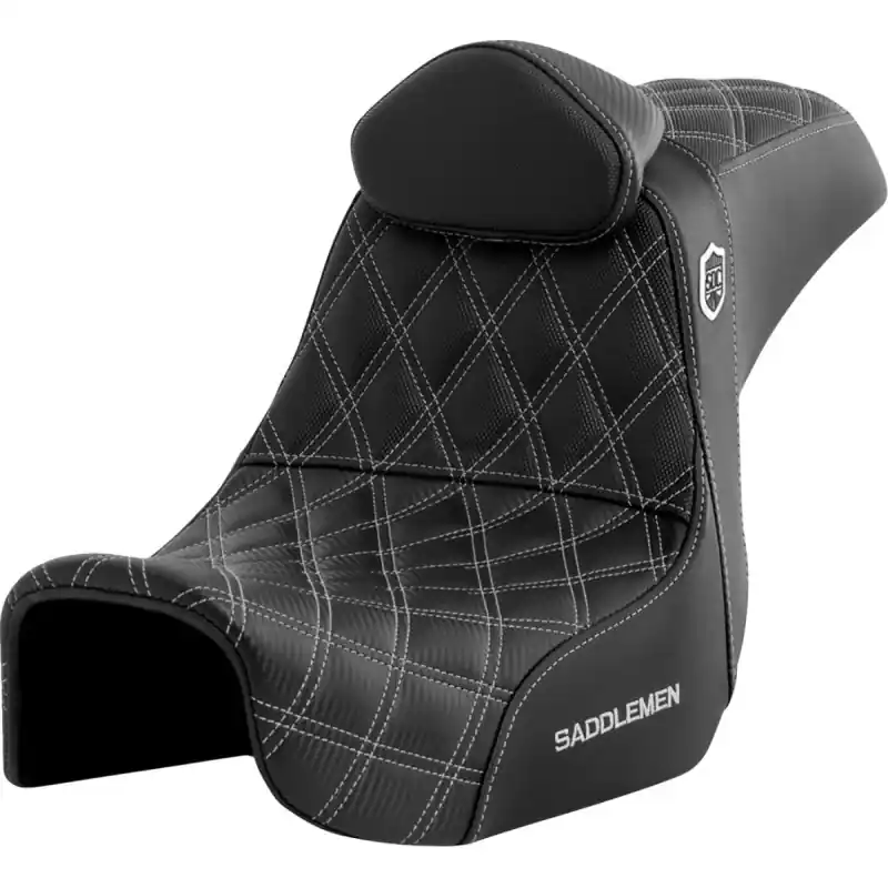 Aktuell SADDLEMEN - SEAT SDC PERF GRIPPER W/BR SILBER