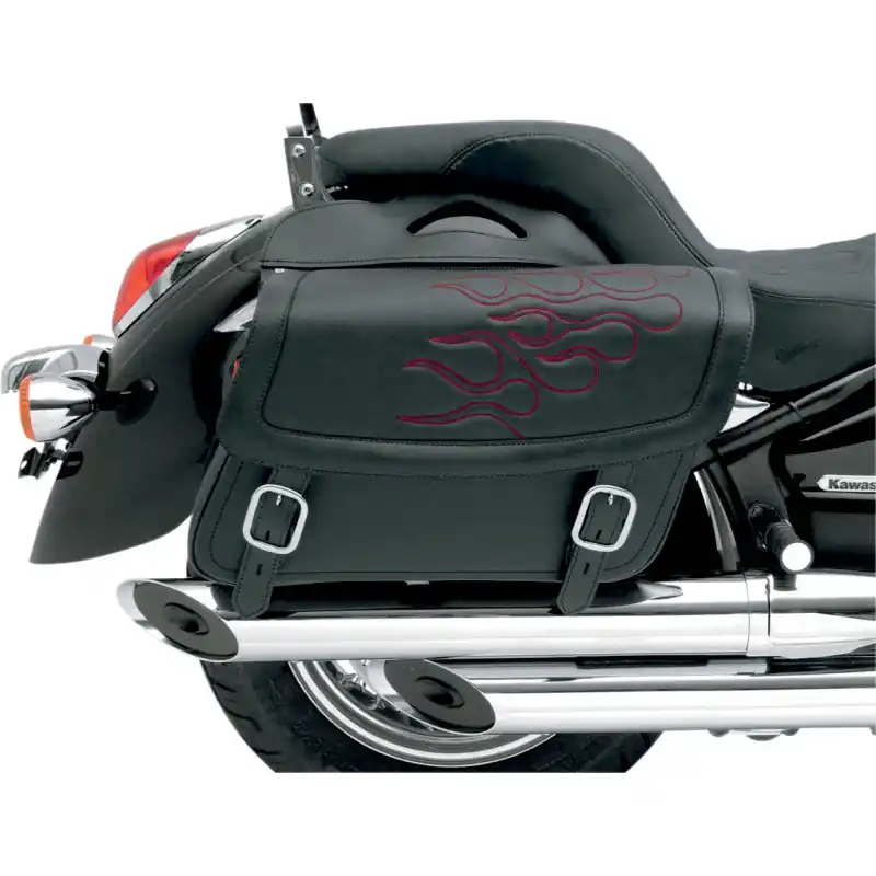 SADDLEMEN - SATTELTASCHE FLAME DUNKELROT JB Top-Angebot