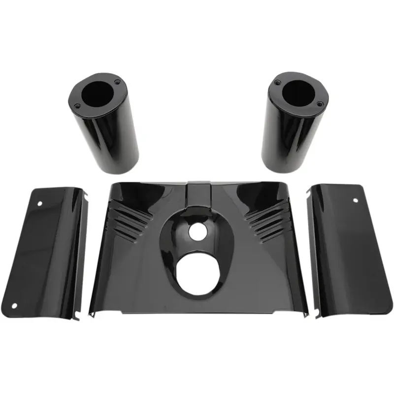 DRAG SPECIALTIES - GABELDECKEL FLST RIB BLK 5PC Versand Am Gleichen Tag