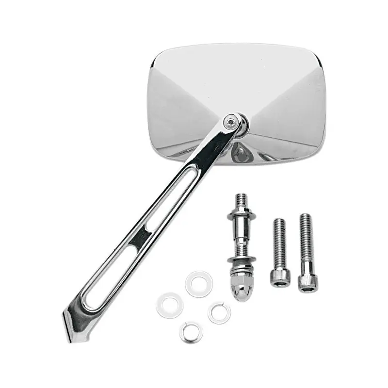 DRAG SPECIALTIES - LUFTSTEMM SPIEGEL RECHTECKIG Solange Der Vorrat Reicht