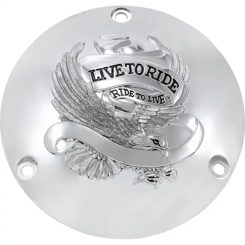 DRAG SPECIALTIES - DERBYABDECKUNG LTR 3-H CHR Highlight