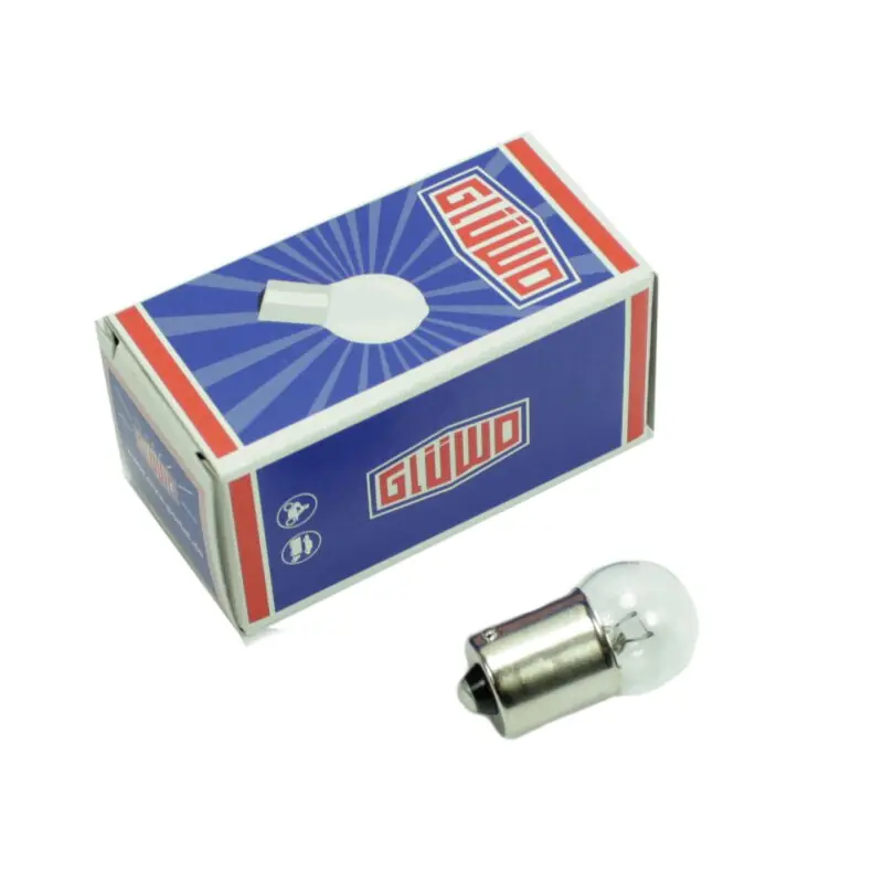 Kostenfreie Lieferung Glüwo Glühlampe Birne Lampe 12V 21W Simson AWO 425 S T MZ RT125 BK350 Bremse Rücklicht 18x35 kleiner Glaskolben