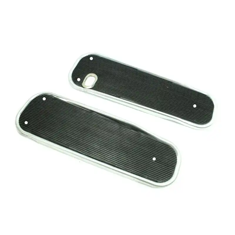 Bestpreis Trittbretter Trittblech Fußrasten für Simson Schwalbe KR51/1 KR51/2 li+re KR50 schwarz Alu