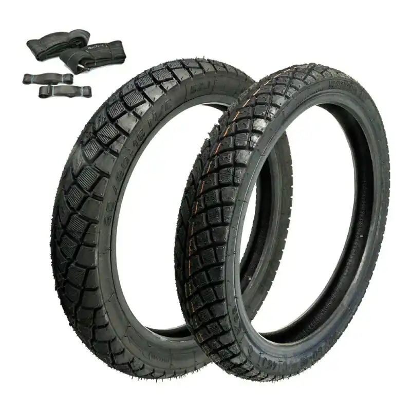 2 Heidenau Reifen K66 46J TL 80/80 + 90/80 16 Zoll für Simson S50 S51 S53 S83 Schwalbe KR51 Star Sperber Habicht Spatz MantelSchlauch Schläuche Felgenband Saisonangebot