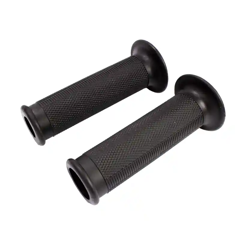 Premium Griffe Griffgummis rechts + links für Simson KR51 Schwalbe Spatz Star Sperber Habicht Duo AWO 425 S T MZ ES 125 150 175 250 RT125 schwarz, feines Noppenmuster Nur Heute