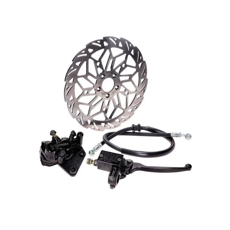 Meistverkauft Bremssattel, Bremszange + 260mm Bremsscheibe + Schlauch Scheibenbremse für Simson S51 S50 S70 SR50 SR80 S53 S83 inkl Hauptbremszylinder