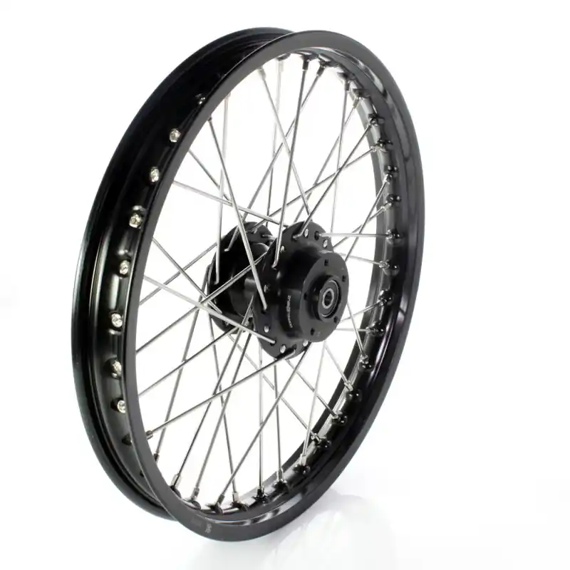 Günstig Felge 1,50x16 Scheibenbremse Ring Nabe schwarz Speichen VA für Simson S51 S50 S53 S70 S83