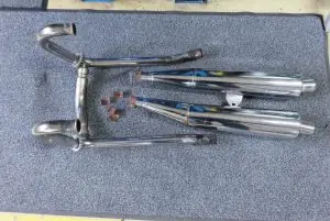 Letzte Chance Auspuffanlage Nevada 350 gebraucht