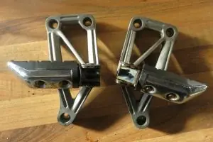 Fußrastensatz mit Halter Florida/Nevada hi.gebraucht Finale Aktion