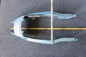 Heckverkleidung Griso 850/1100 blau Geprüft