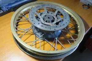 Hinterrad V65 TT gold 650 NTX gebraucht Gratis Versand