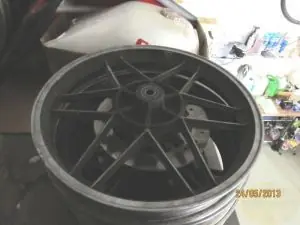 Hinterrad V75 gebraucht Anthrazit 18 Neue Kollektion