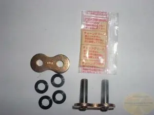 Kettenschloß DID Nietschloß 525 ZVM-9 gold Nur Für Kurze Zeit