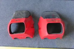 Zertifiziert Lenkerverkleidung V65 Lario rot gebraucht