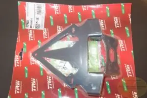 Abverkauf Nummernschildhalter schwarz Vario mit Blinkerhalter (LUCAS)