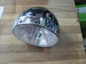 Neuheit Scheinwerfer chrom H4170mm, gepr.Glas