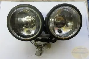 Billig Scheinwerfer Doppelscheinwerfer schwarz gebraucht