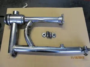 Schwinge Cali 2 gebraucht verchromt gebraucht Begrenztes Angebot