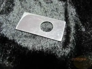 Sicherungsblech Nur Heute