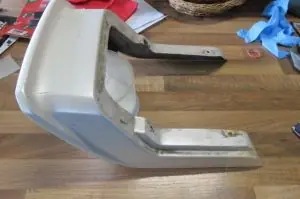 Sonderangebot Sitzbankbürzel V50 Monza weiß gebraucht