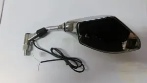 Spiegel Chrom mit LED Blinker rechts (10mm) Nur Heute