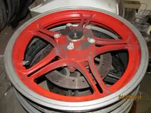 Sale Vorderrad V65 Lario / LM IV rot 16_gebraucht