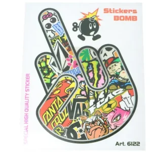 Stickerbomb Sticker Geprüft