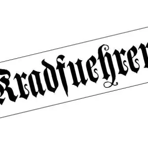 Aufkleber "Krad-Führer" Preis Gesenkt