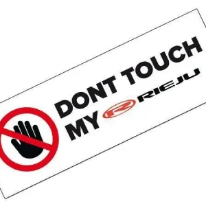 Aufkleber Don't touch my Rieju Sofort Bestellen