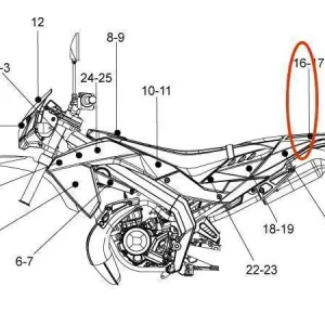 Dekor Einzelteil Aprilia OEM Preiswert