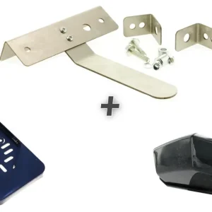 Highlight Kennzeichenhalterung + Rücklicht Black Line Motoflow