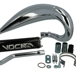Top-Angebot Auspuffanlage Voca Chromed 50/70cc Cross