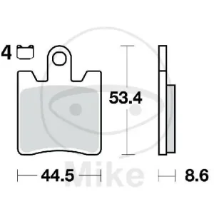 Revêtement pour scooter TRW-Lucas EC MCB706EC Top-Preis