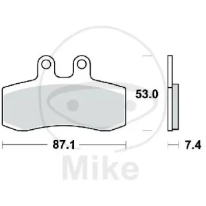 TRW brake pads standard MCB652 Meistverkauft