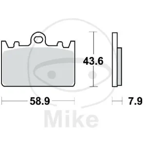 Pastiglie freno TRW Standard MCB643 Bestseller