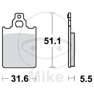 Pastillas de Freno TRW Estándar MCB651 Jetzt Kaufen