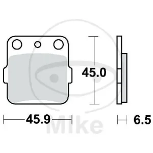 TRW Set di pastiglie freno Sinter SI MCB554SI Echt